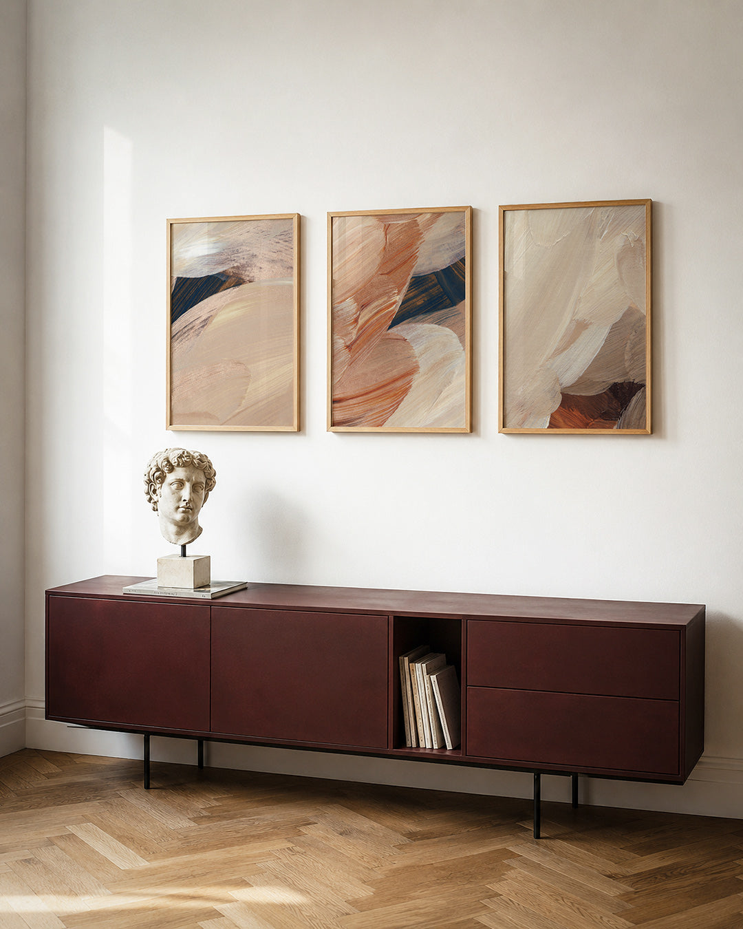 Zachte kleurvlakken Posterset