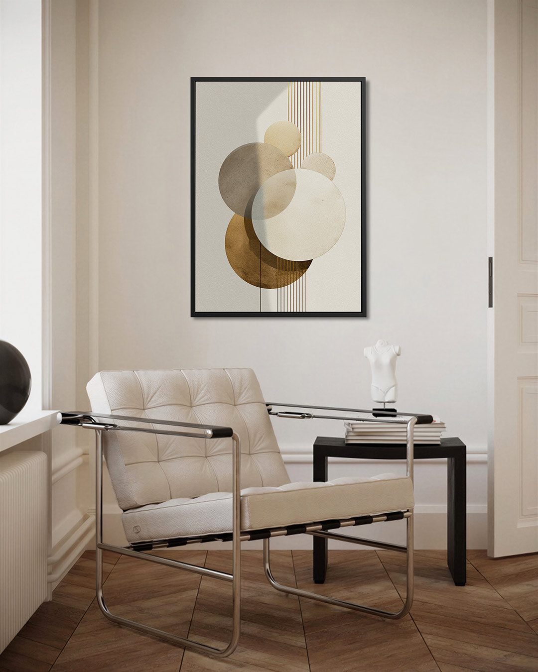 Geometrische cirkels Kunstwerk