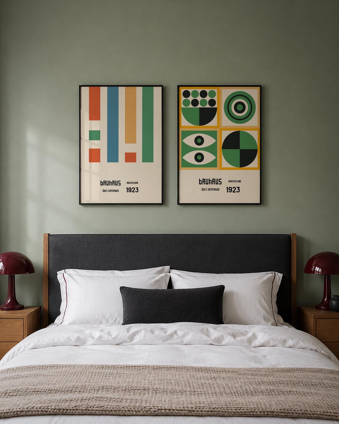 Kleurvlakken en lijnen Posterset