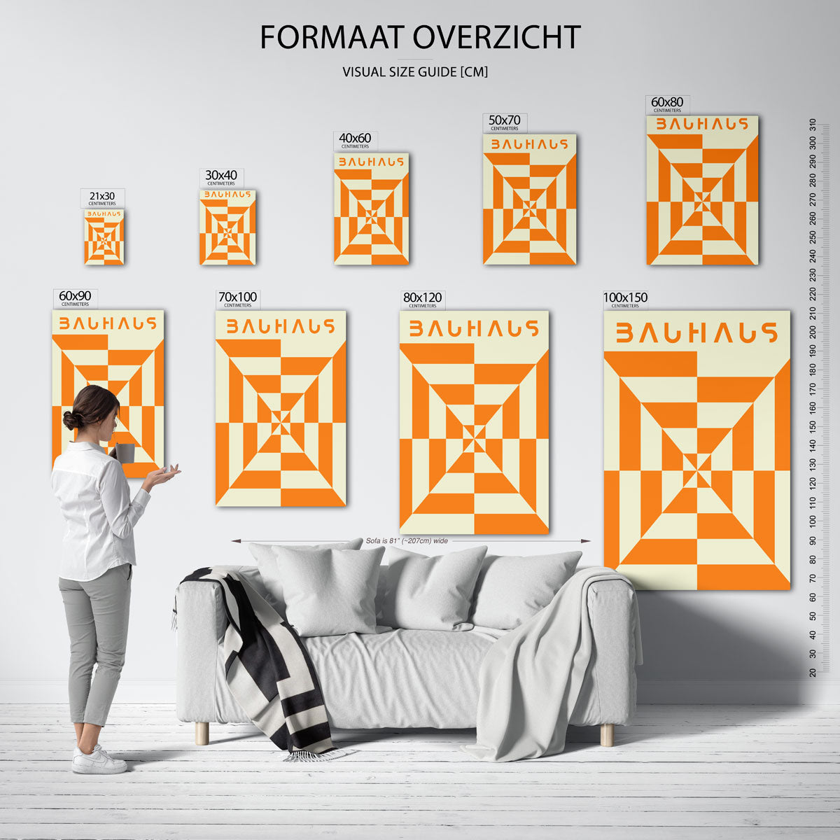 Vorm en kleur Poster