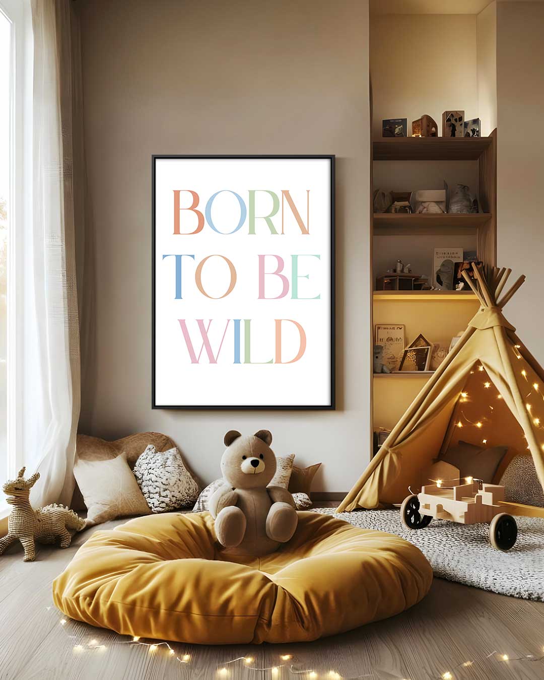 Born to Be Wild Kunstwerk-canvas-dibond-plexiglas-wanddecoratie-WallArtistic