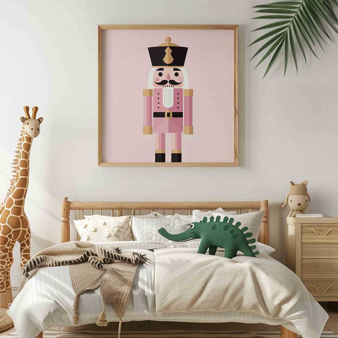 Roze notenkraker Poster