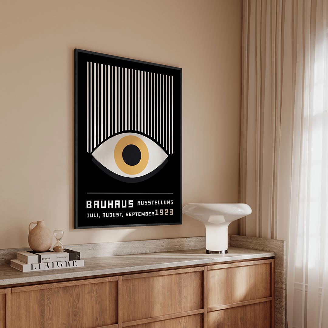 Oog en lijnen Poster