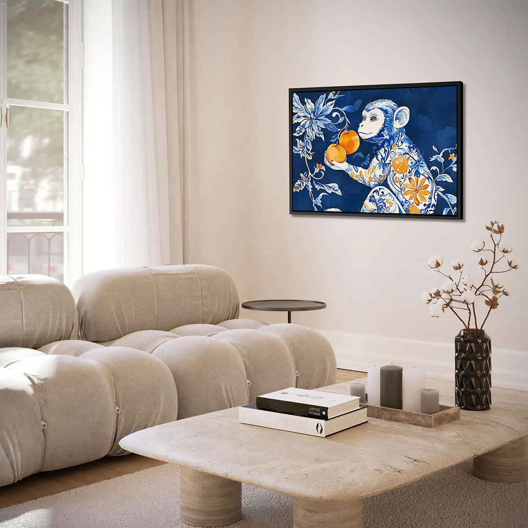 Dier met bloemen Kunstwerk