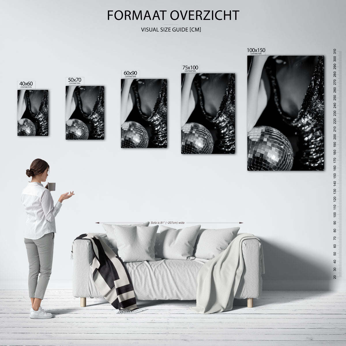 Glinsterende reflecties Kunstwerk