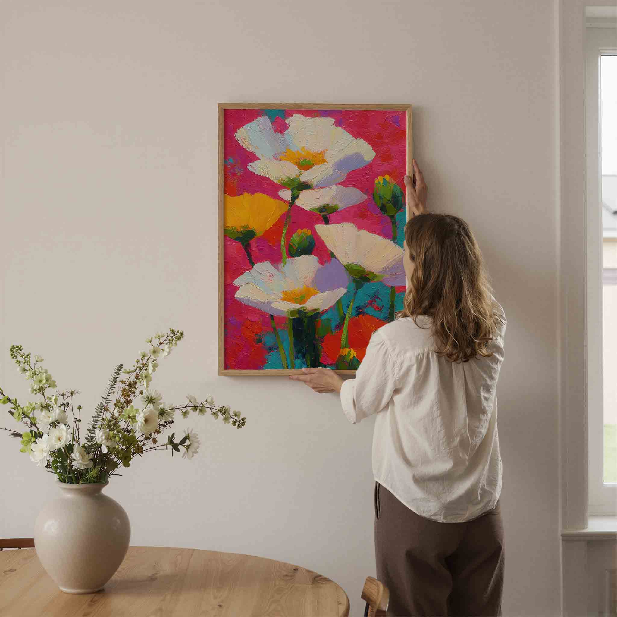 Bloemen in felle kleuren Poster
