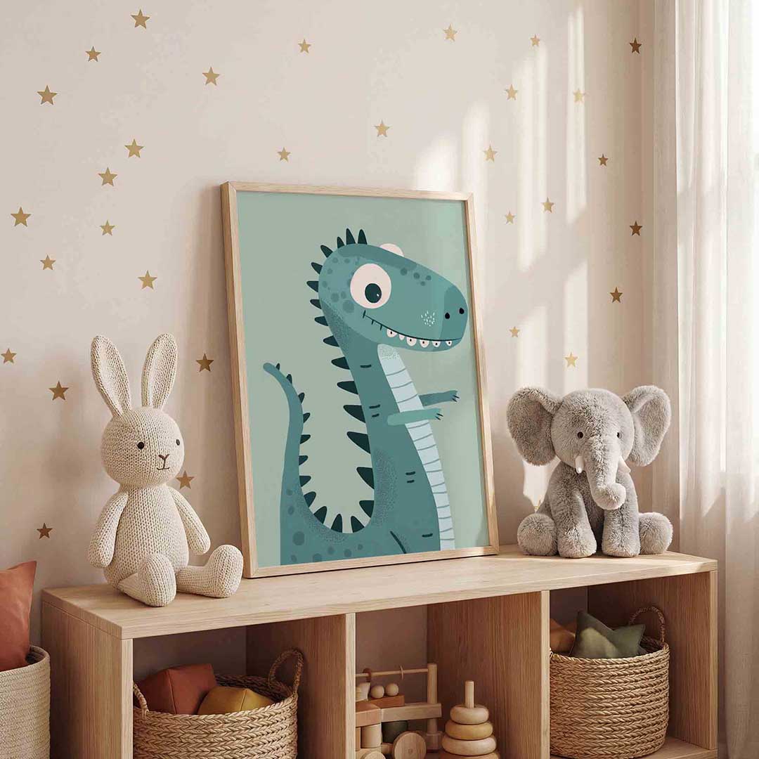 Dinosaurus illustratie Poster