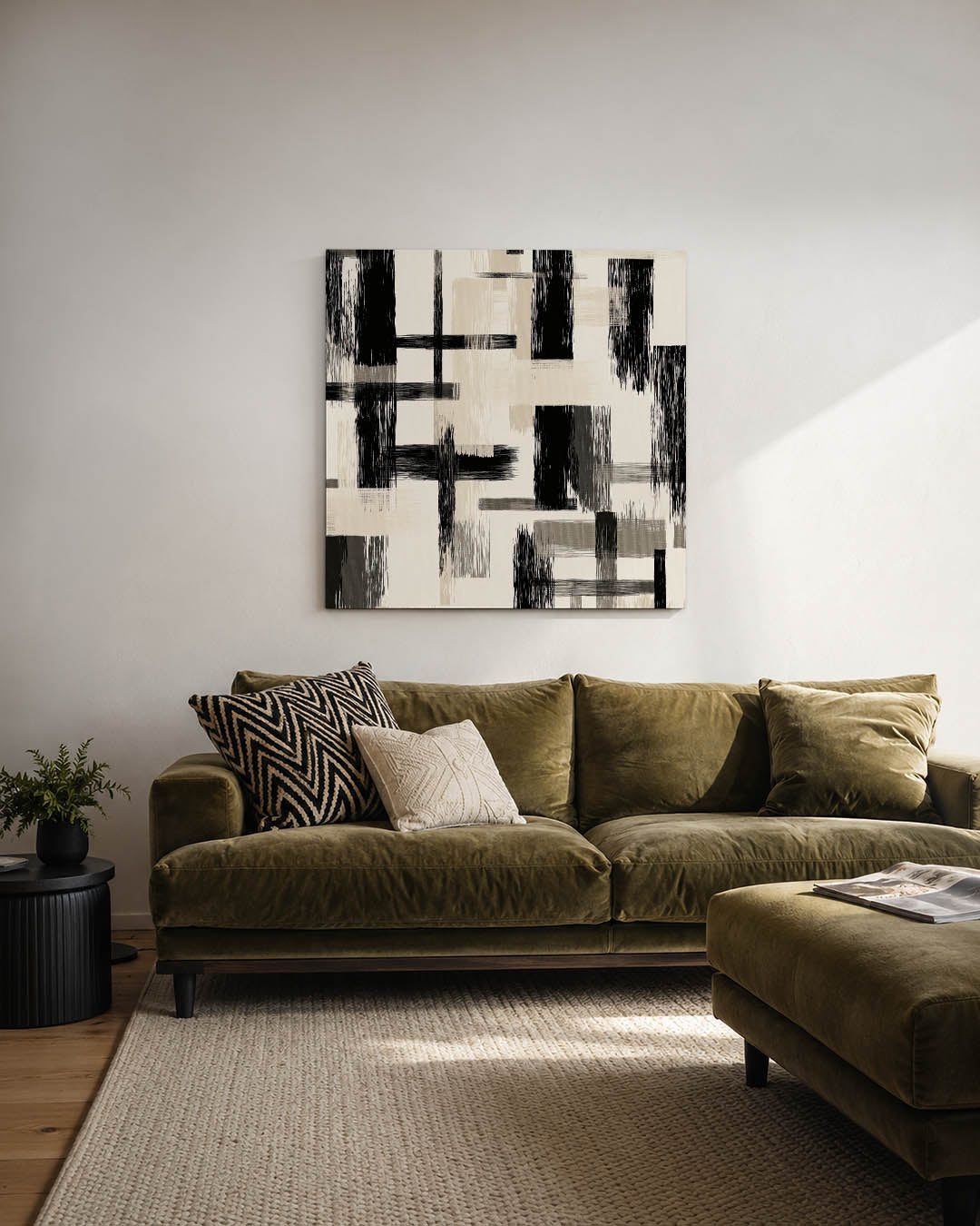 Geometrische lijnen Kunstwerk