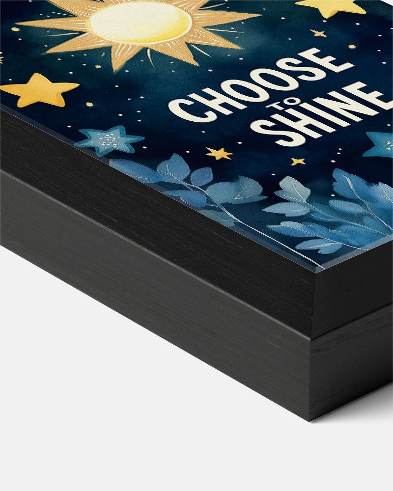 Stralende Inspiratie Poster-WallArtistic