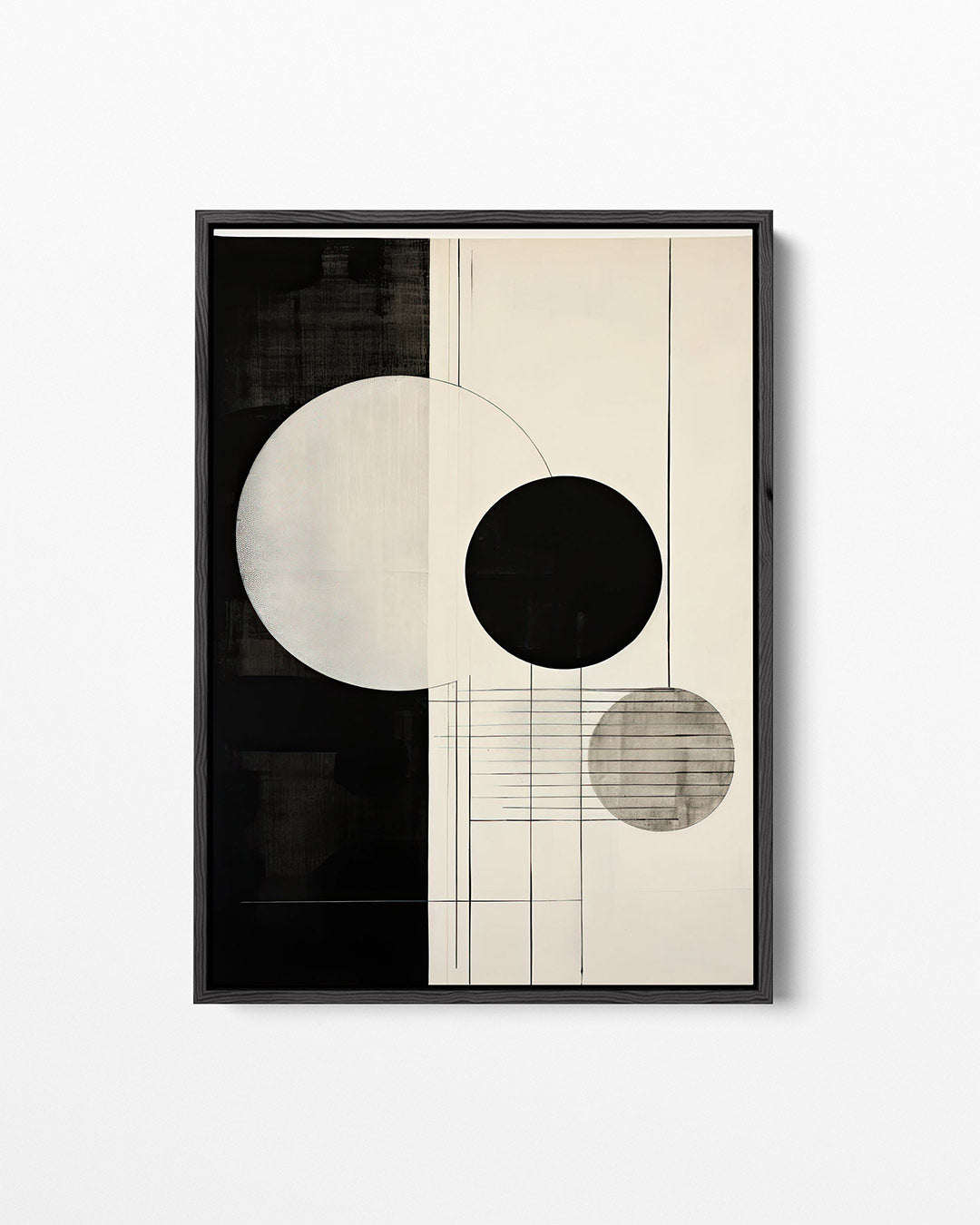Geometrische cirkelcompositie Kunstwerk