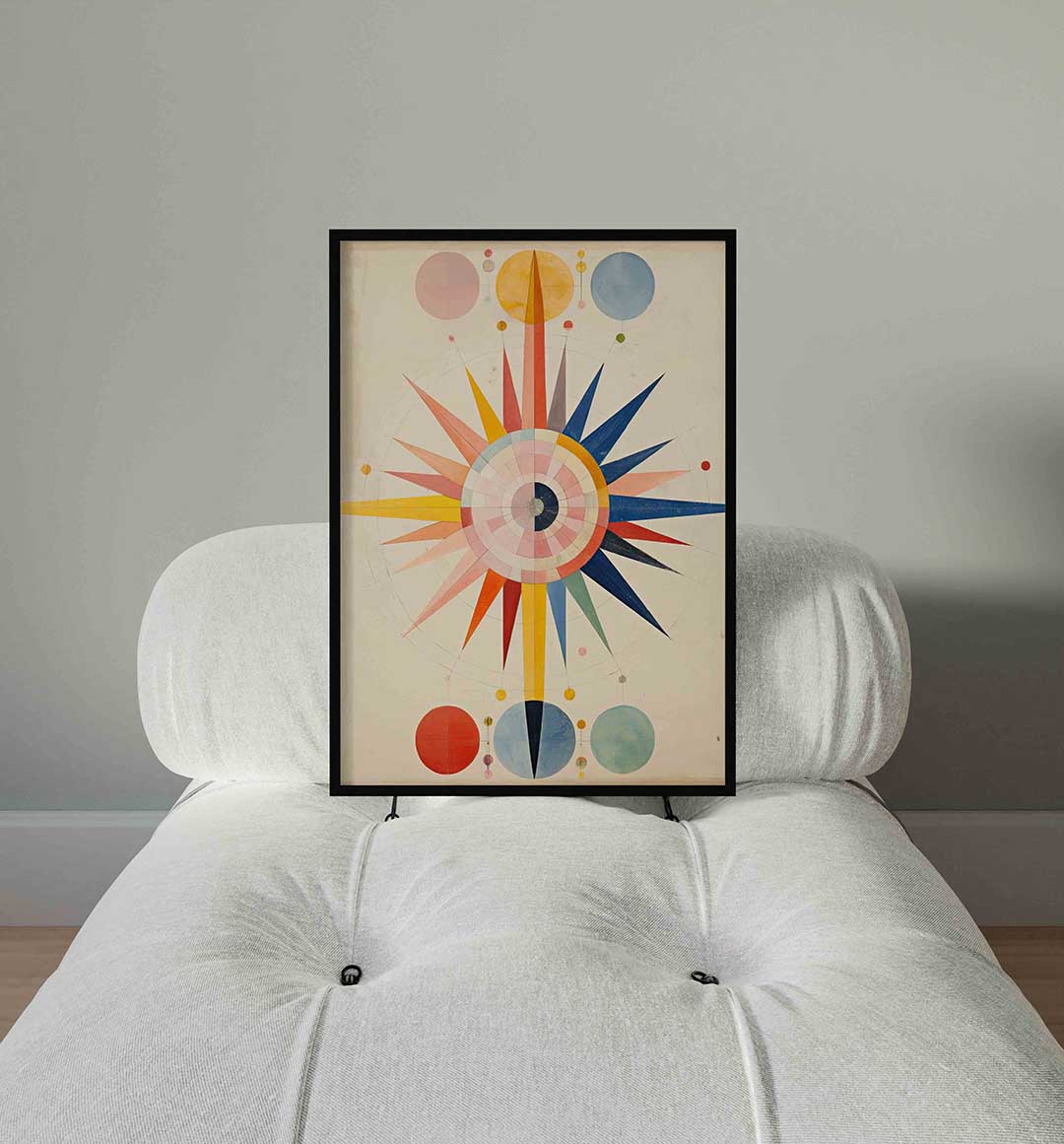 Kleurrijke geometrische vormen Poster
