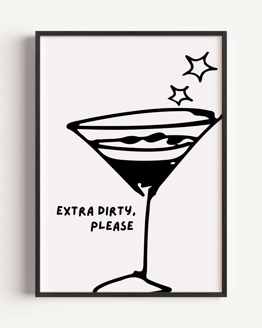 Extra Dirty Martini Poster-WallArtistic