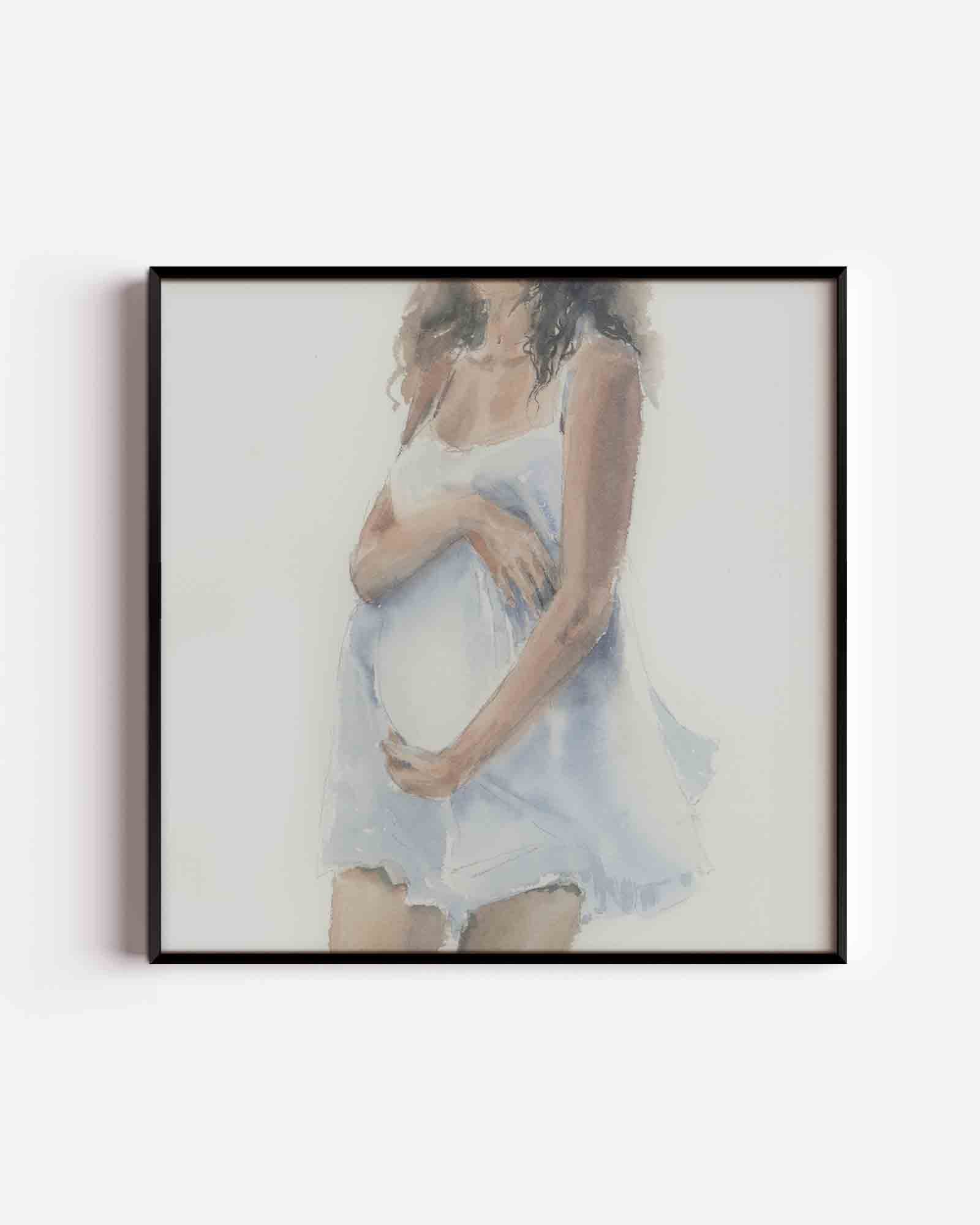 Zwangere vrouw Poster