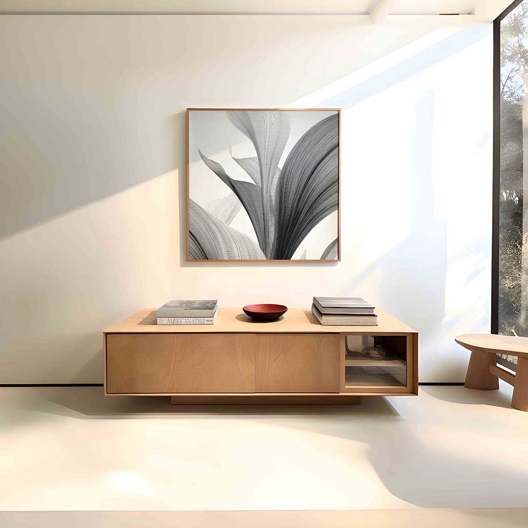 Abstracte bladeren Poster