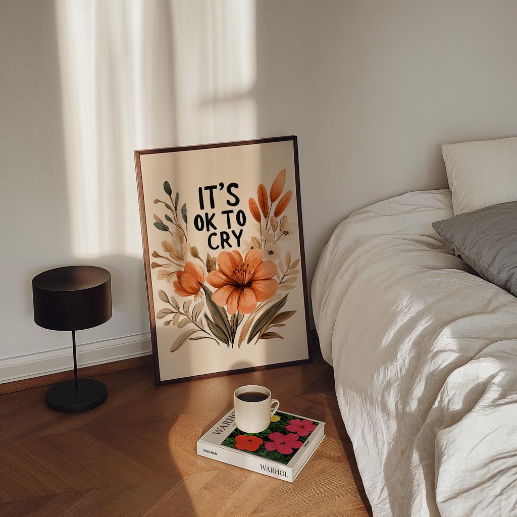 Empowerende Bloemenposter-WallArtistic