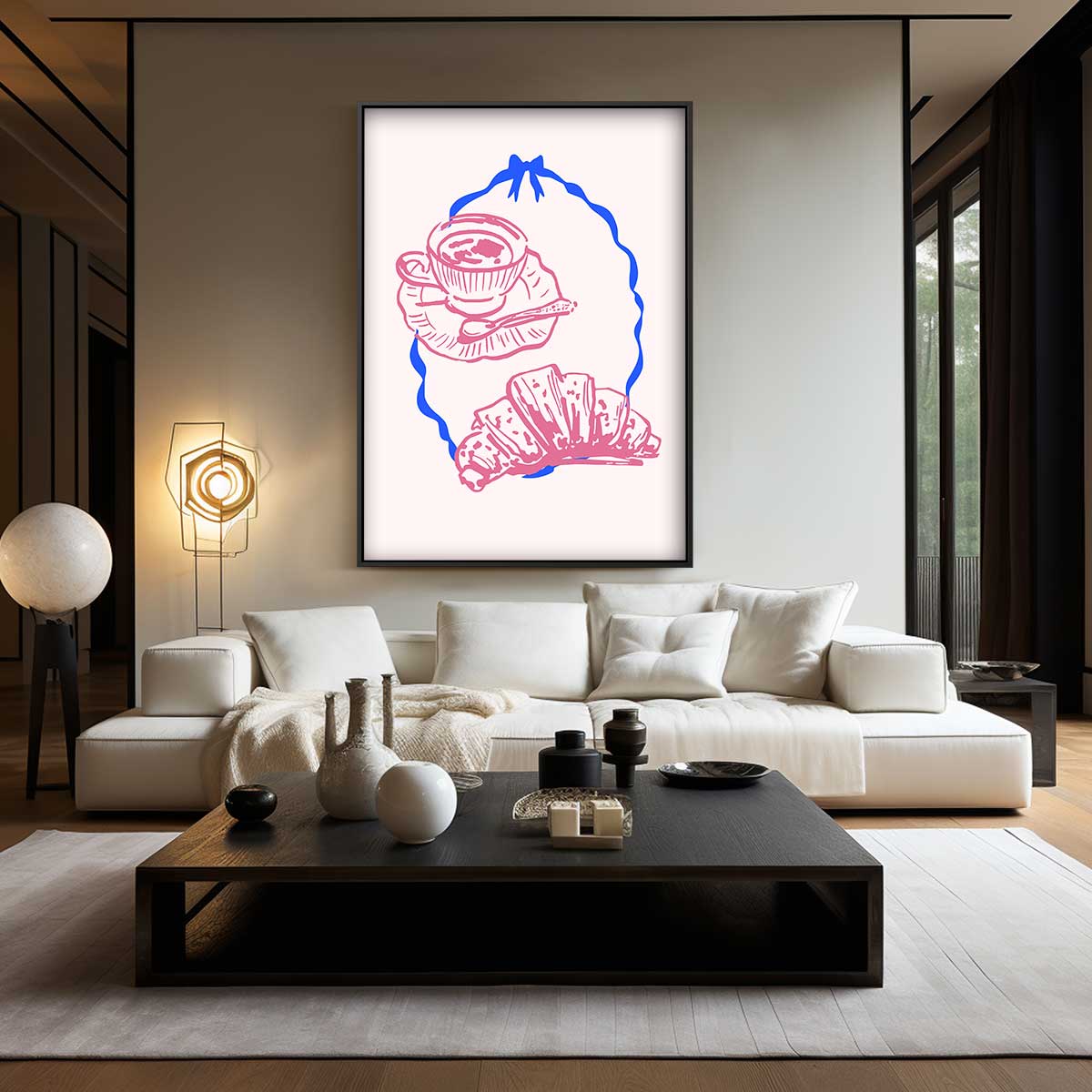 Ontbijt Moment Kunstwerk-canvas-dibond-plexiglas-wanddecoratie-WallArtistic
