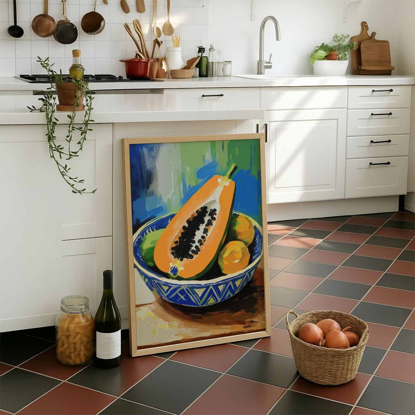 Tropische Vruchten Stilleven Poster-WallArtistic