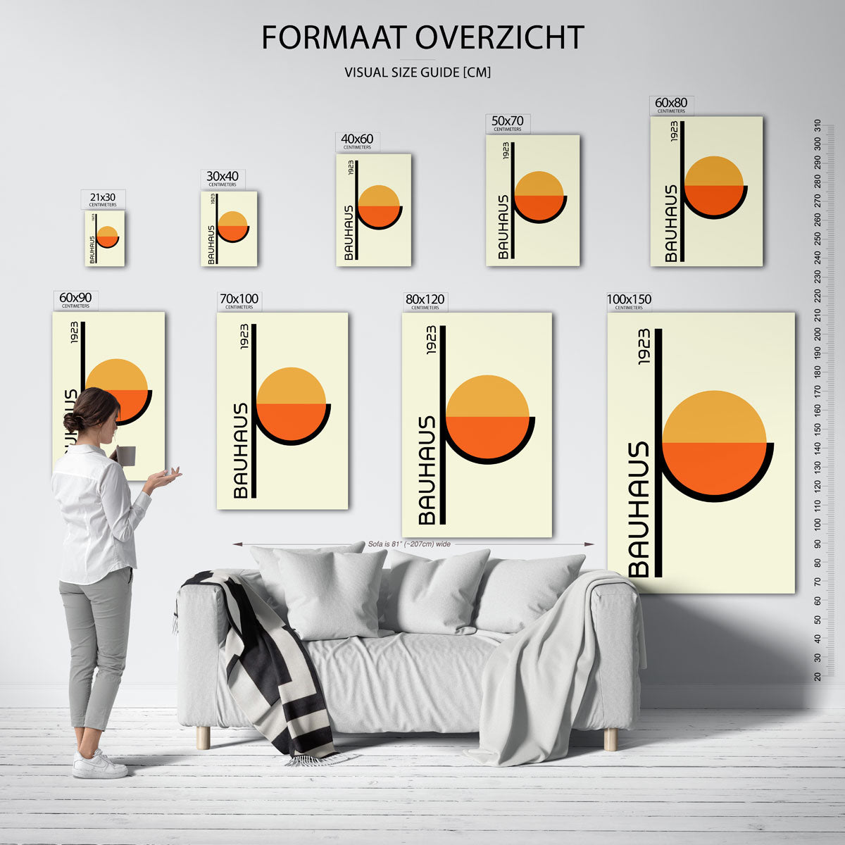 Vorm en kleur Poster