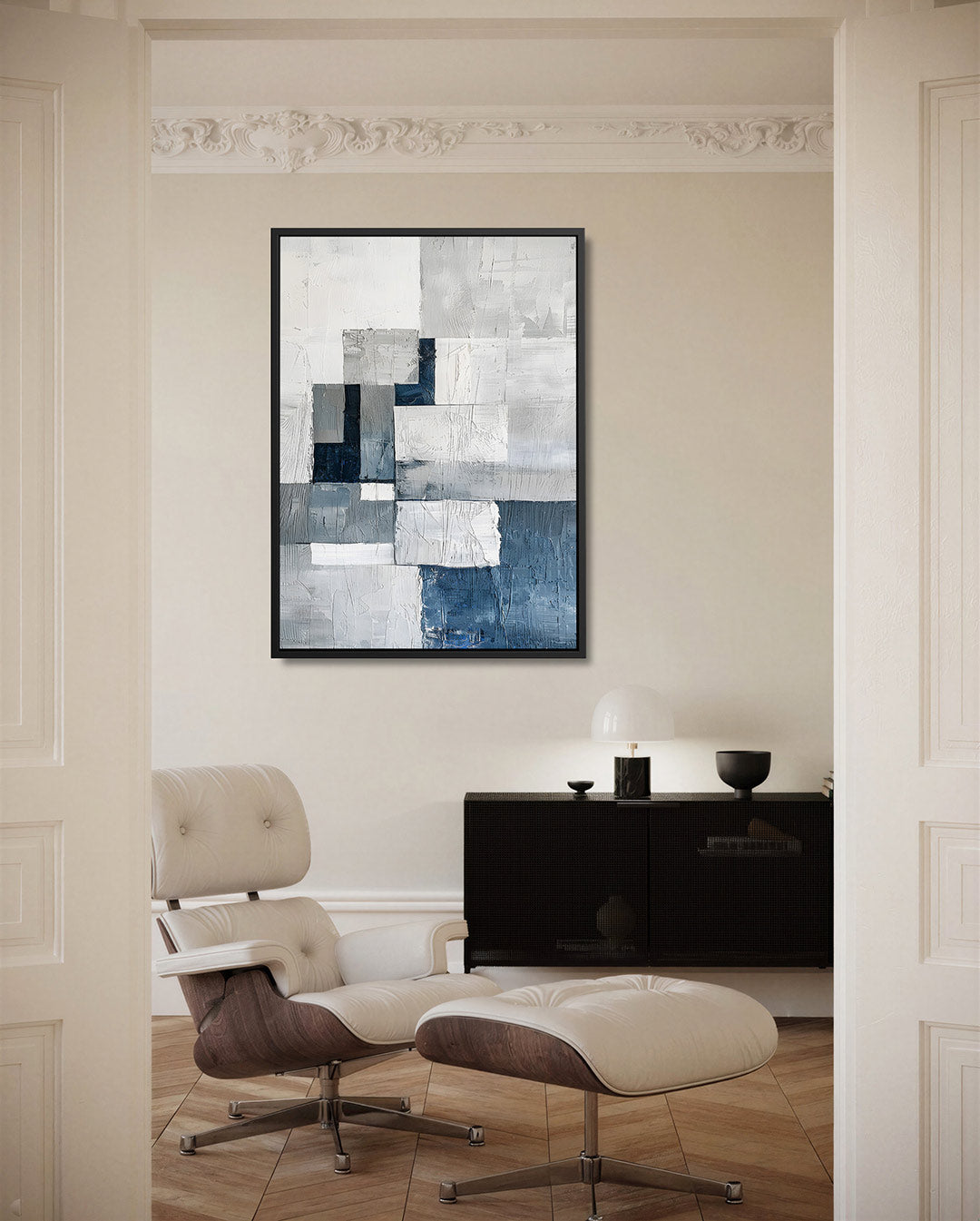 Geometrische compositie Kunstwerk