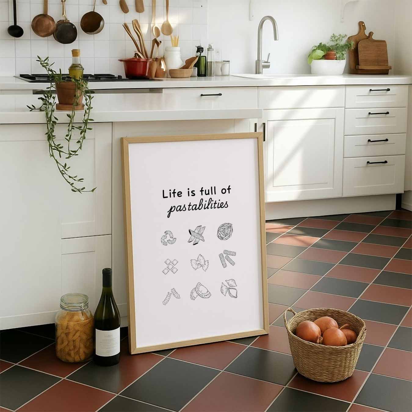 Pasta Mogelijkheden Poster-WallArtistic