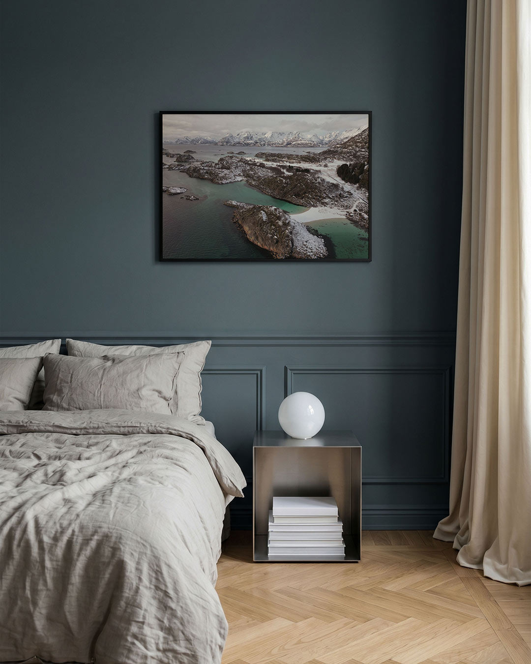 Rustige winterkust Poster