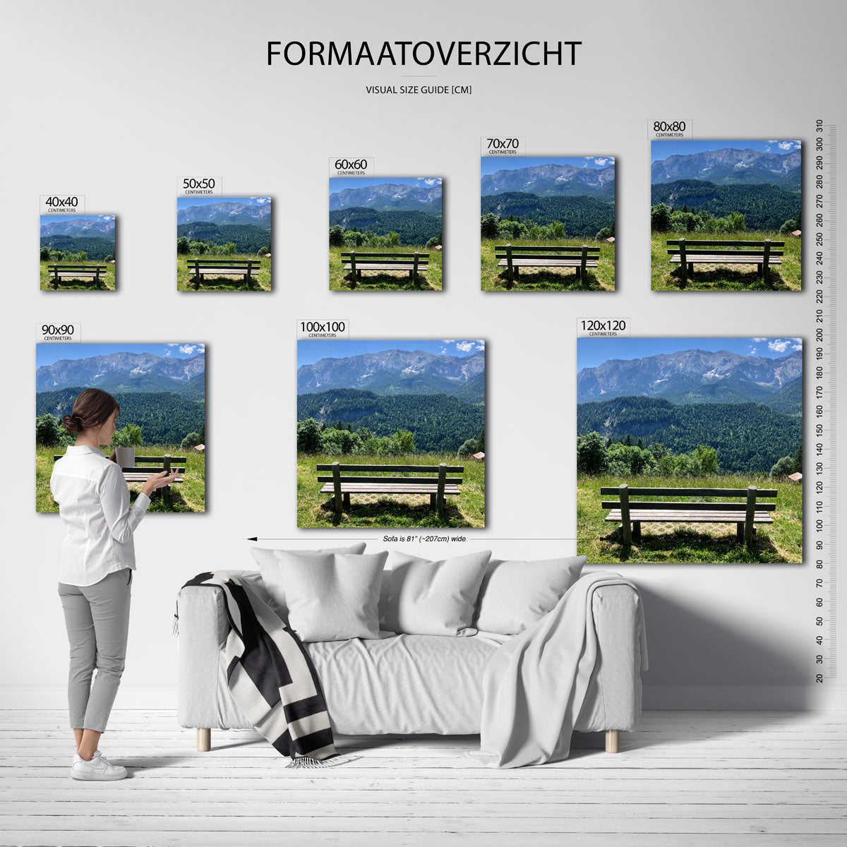 Berglandschap Kunstwerk
