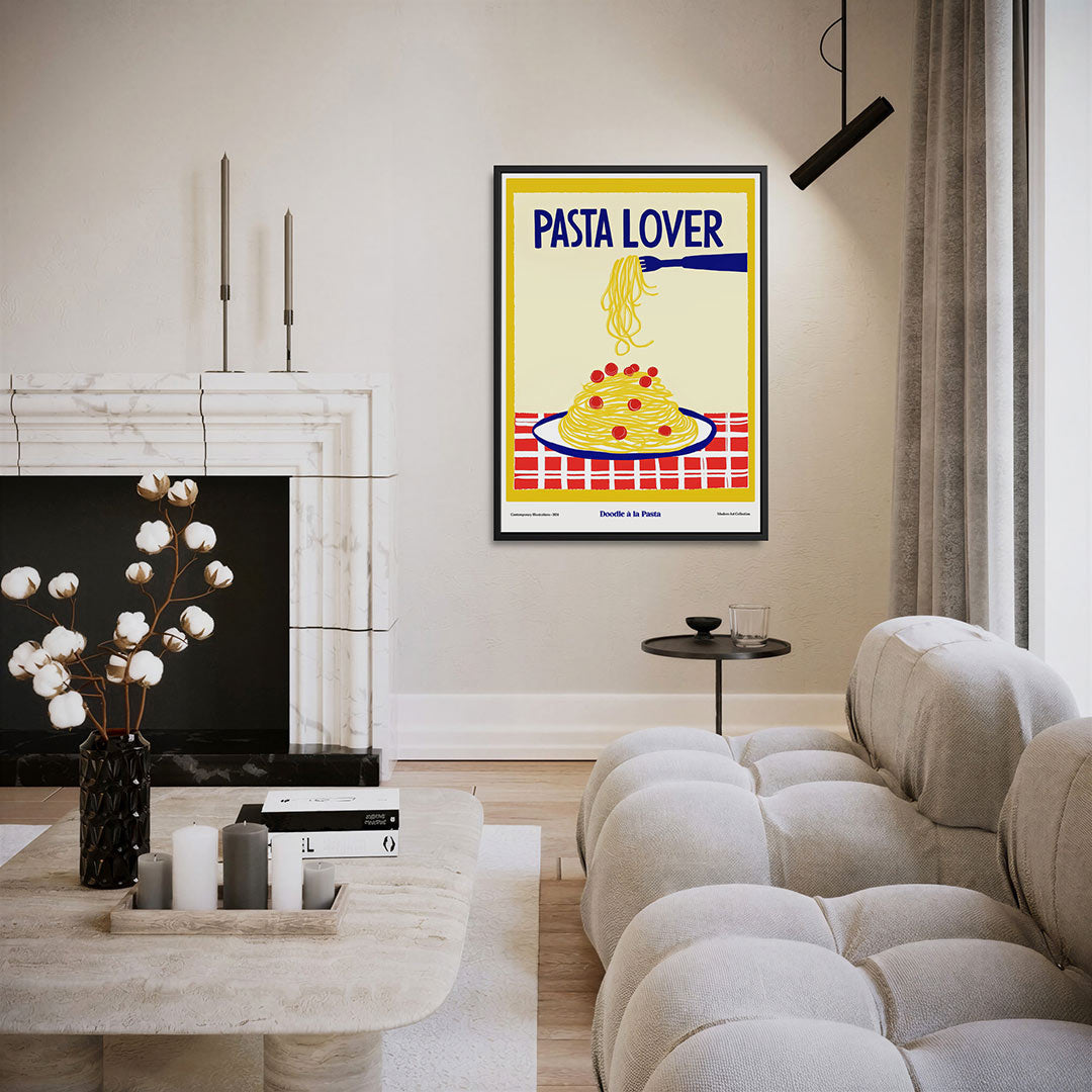 Pasta illustratie Kunstwerk