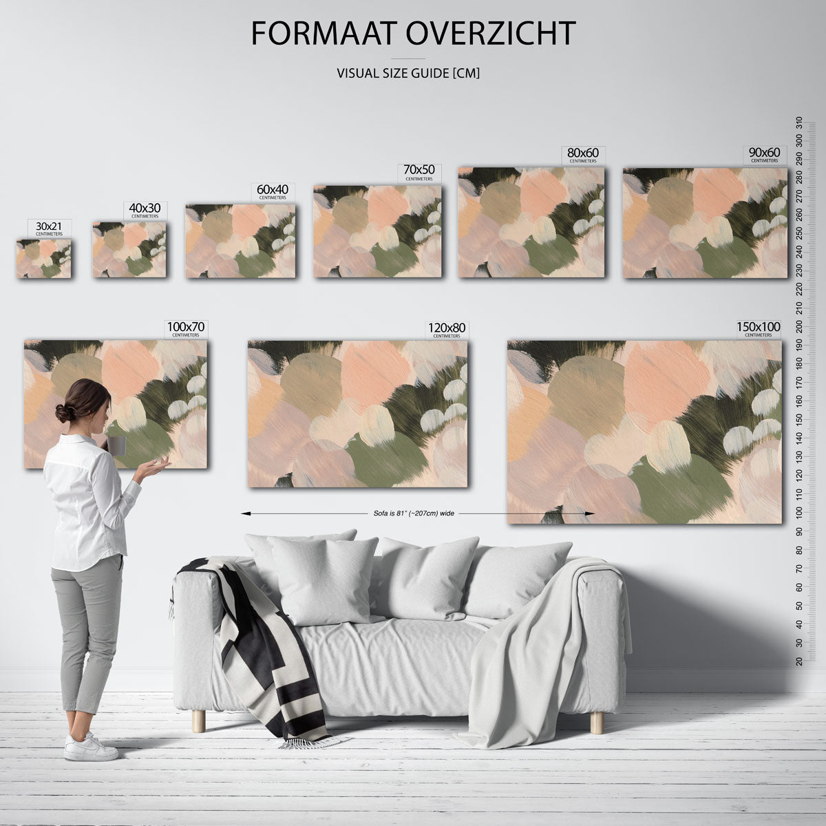 Abstracte vormen Poster