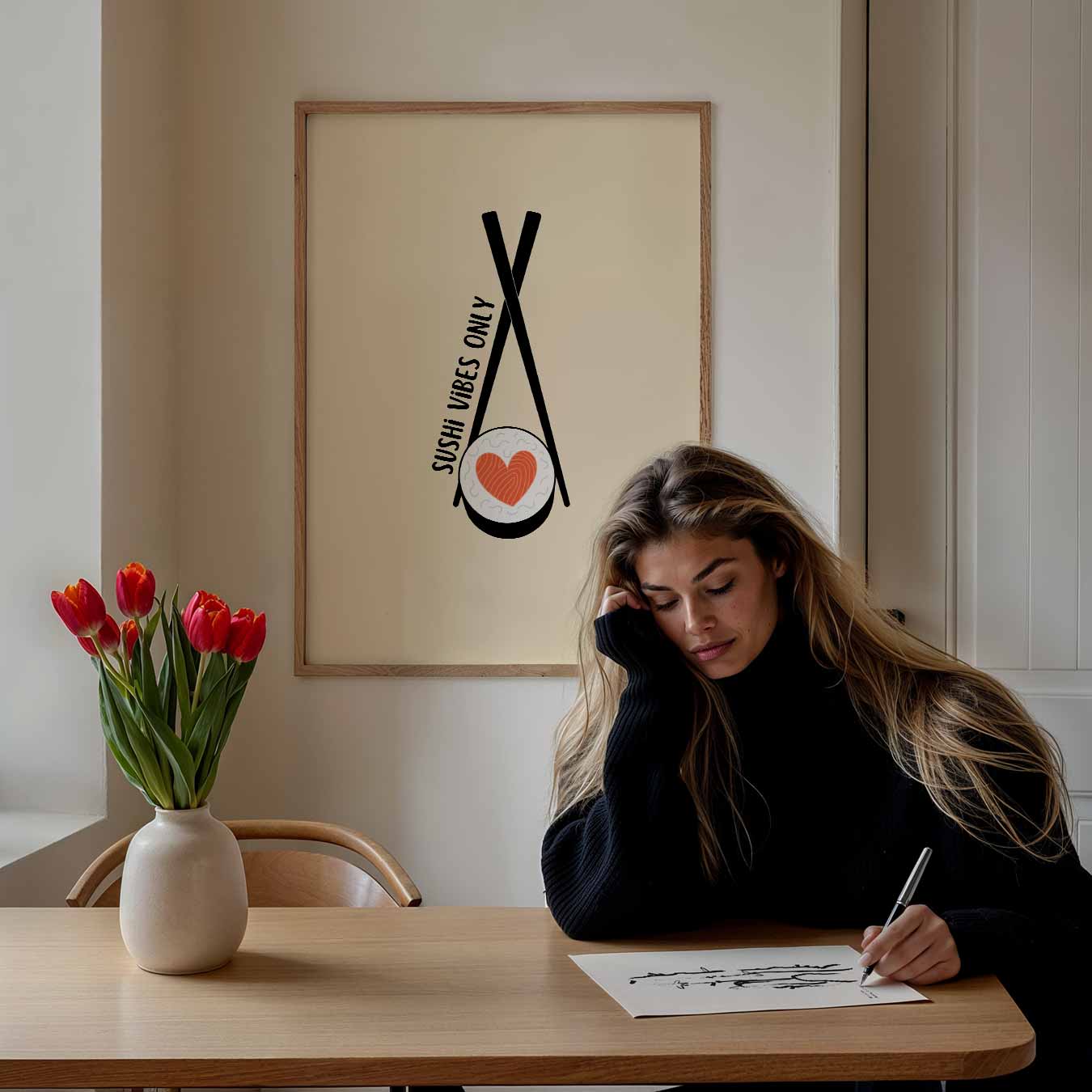 Sushi Vibes Only Poster-WallArtistic