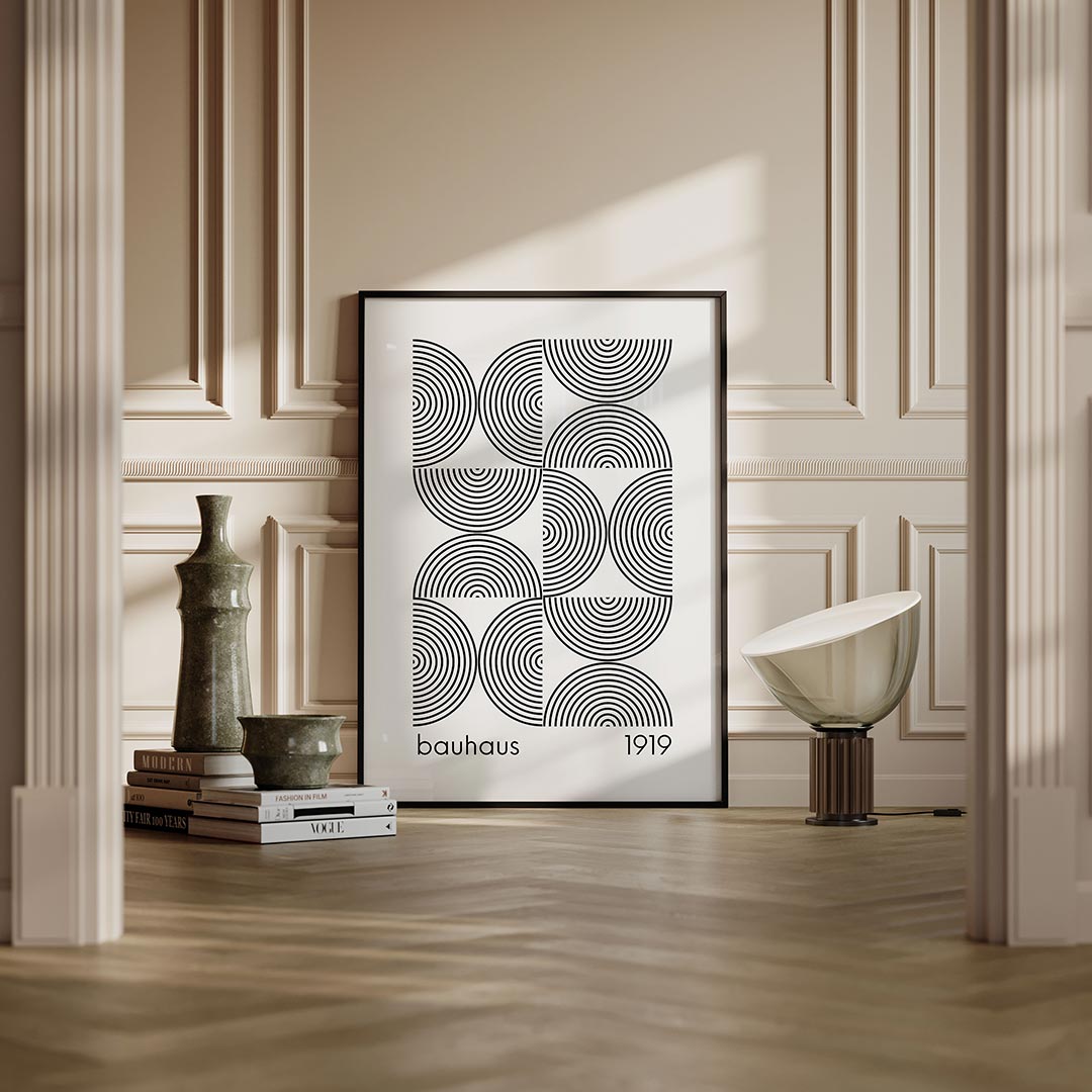 Cirkelpatroon ritme Poster