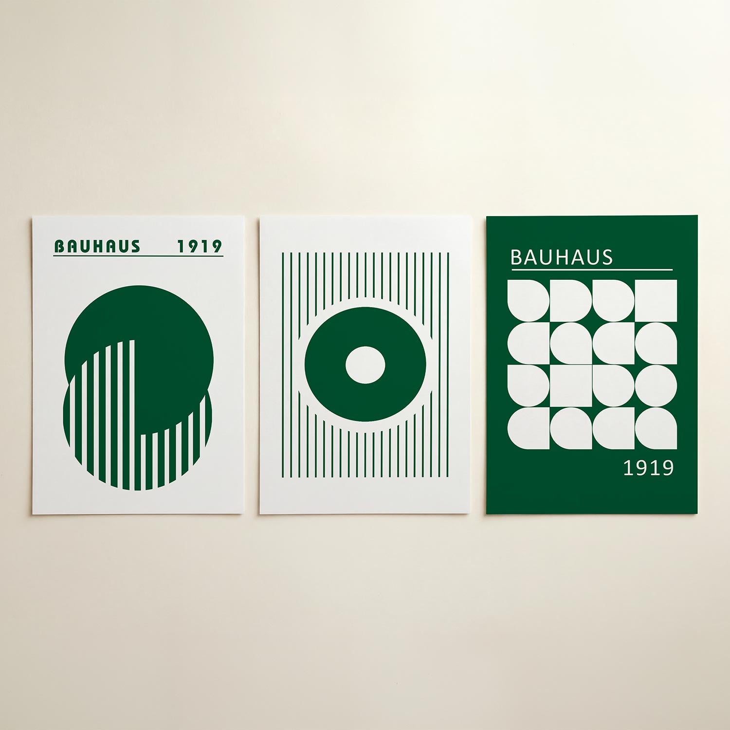 Cirkel en strepen Posterset