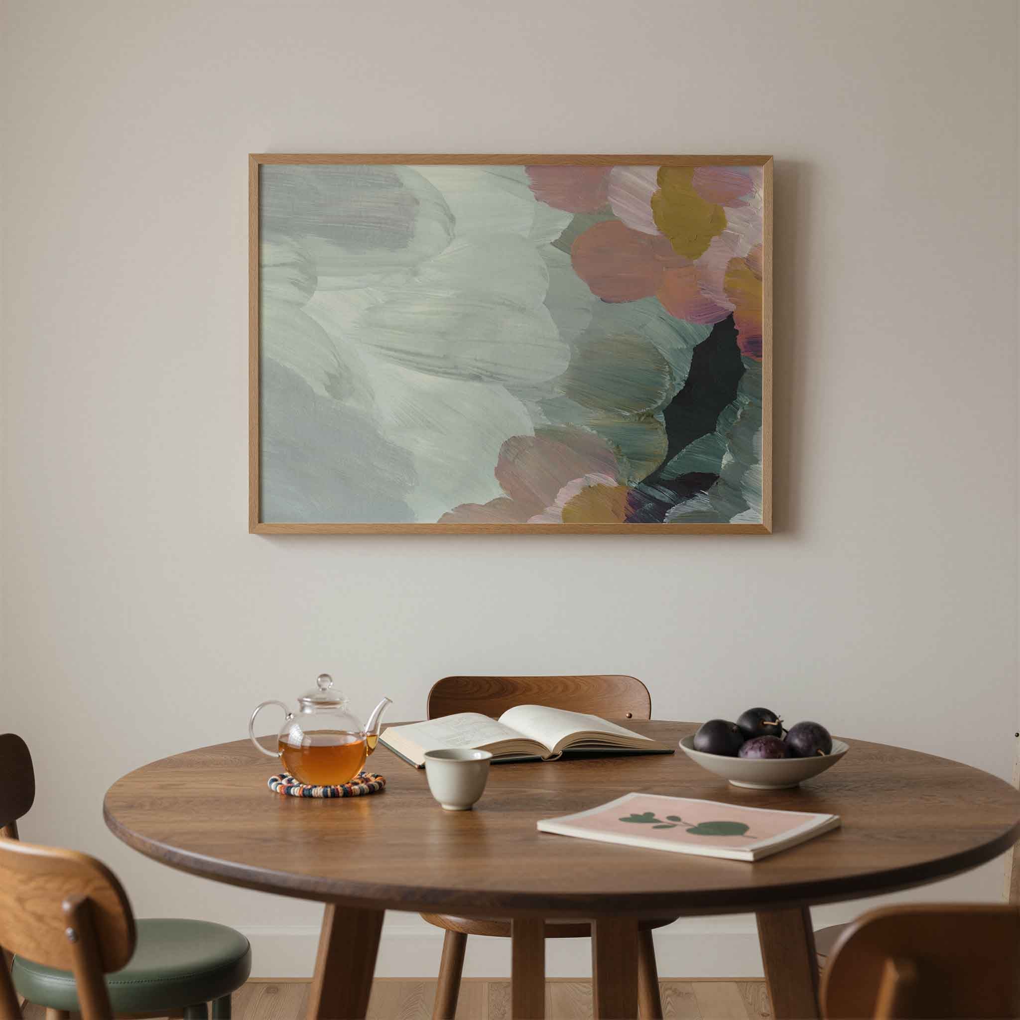 Abstracte bloemen Poster