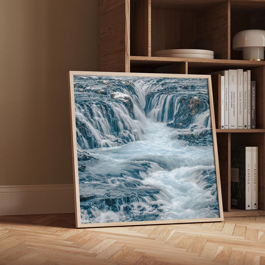 Dynamische waterval Poster