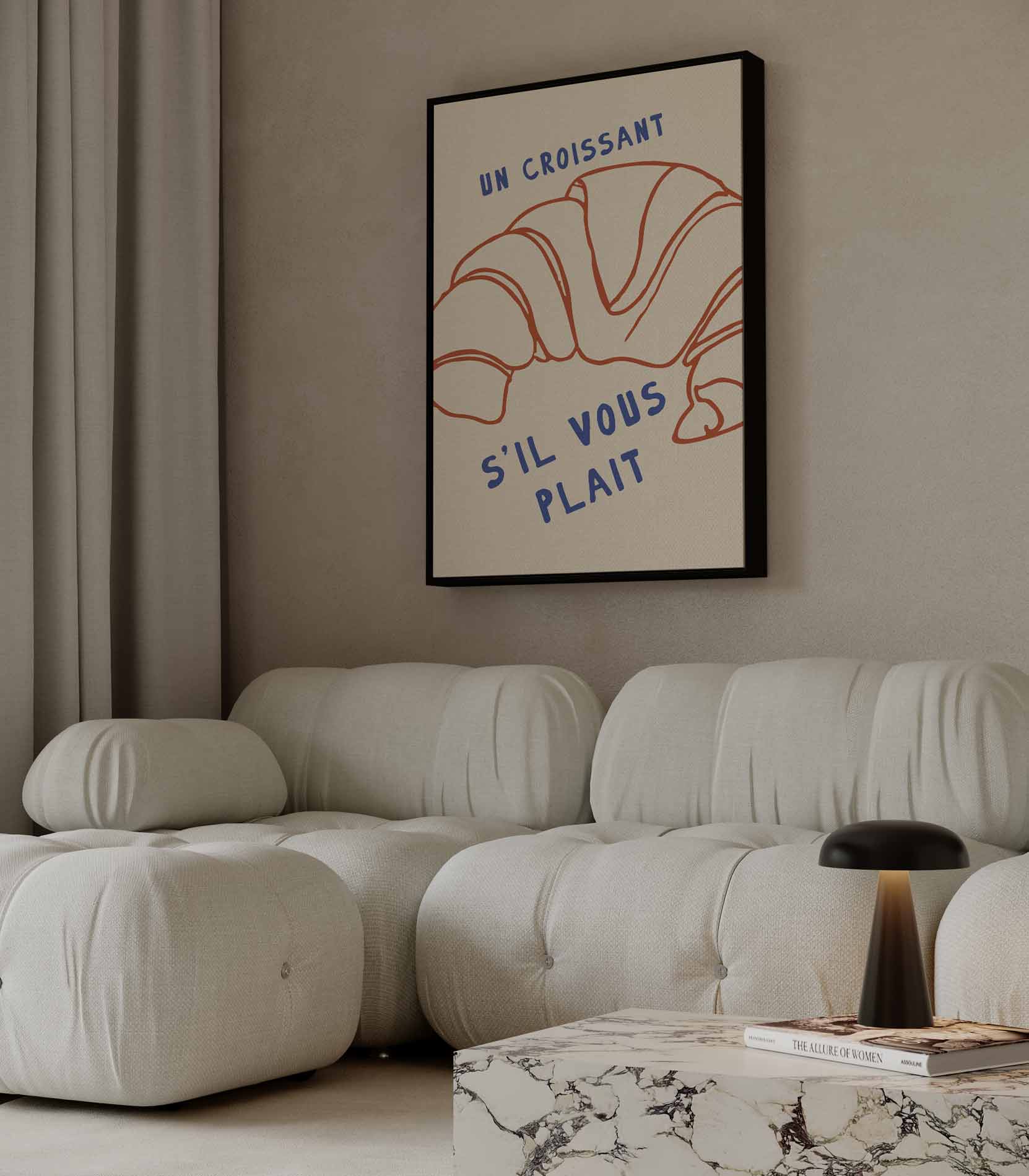 Franse Croissant Poster