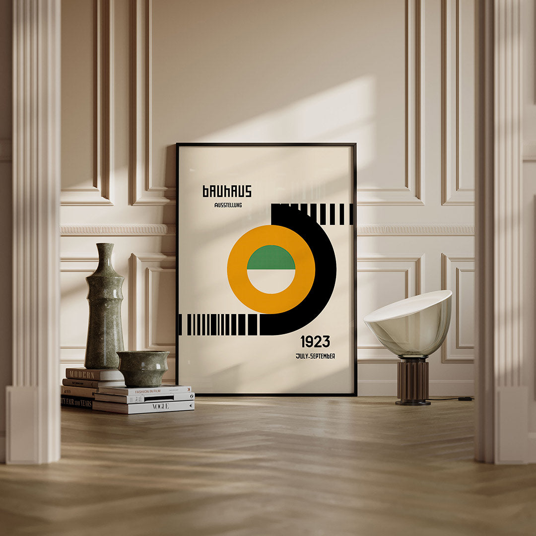 Grafische cirkelcompositie Poster