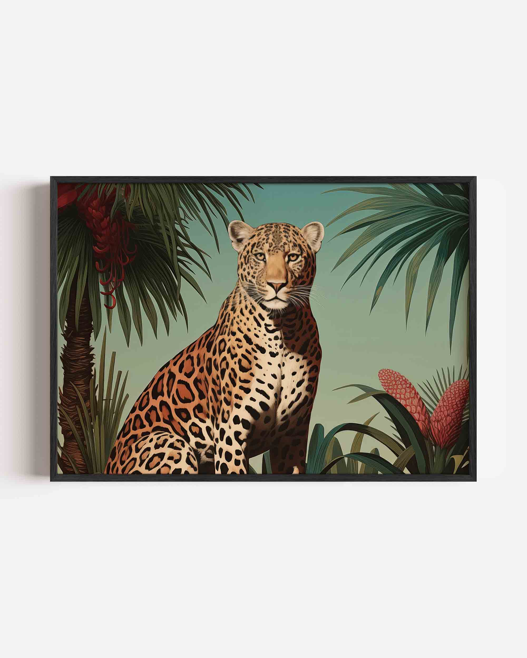 Luipaard in jungle Poster