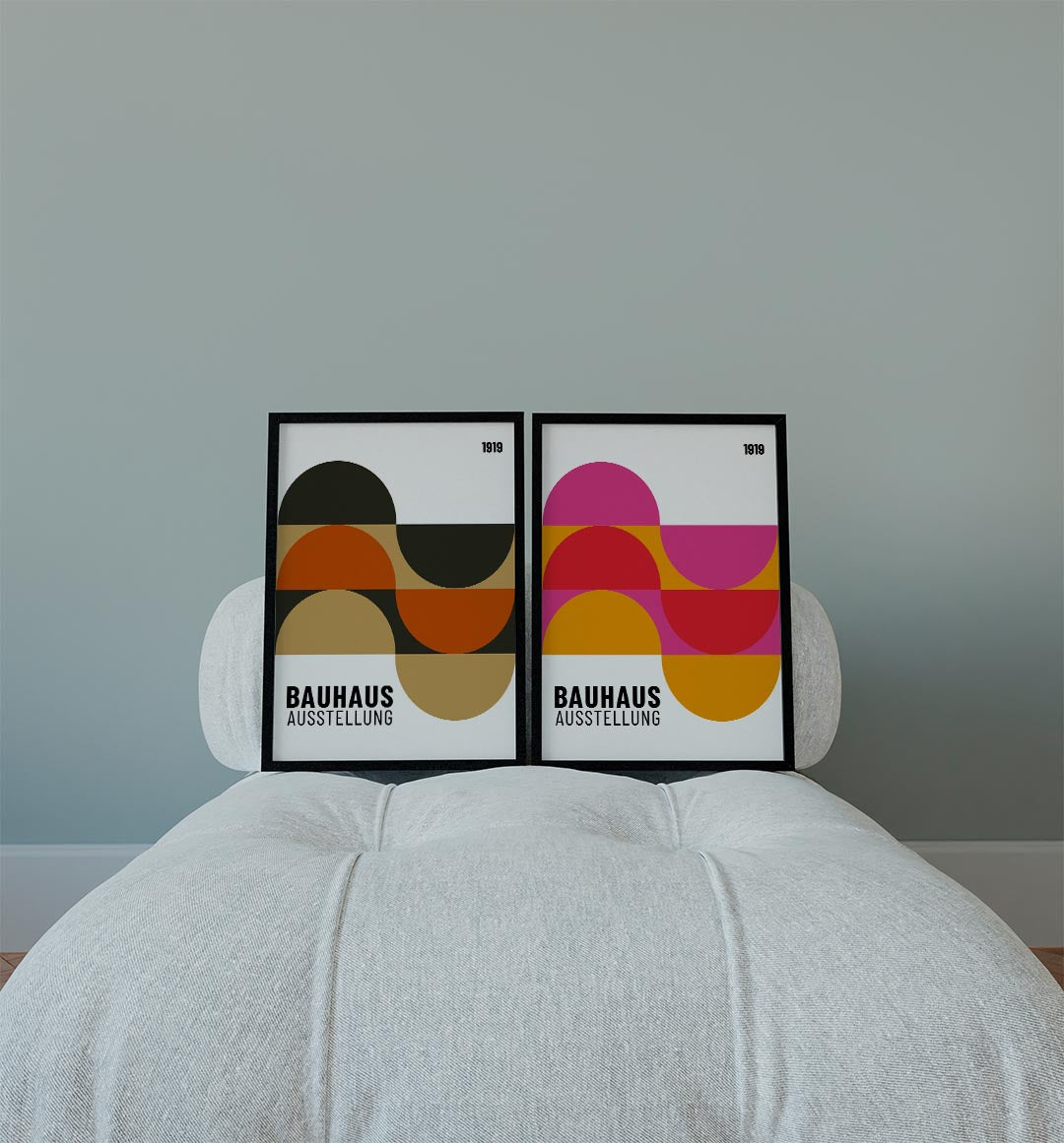 Halve cirkel harmonie Posterset