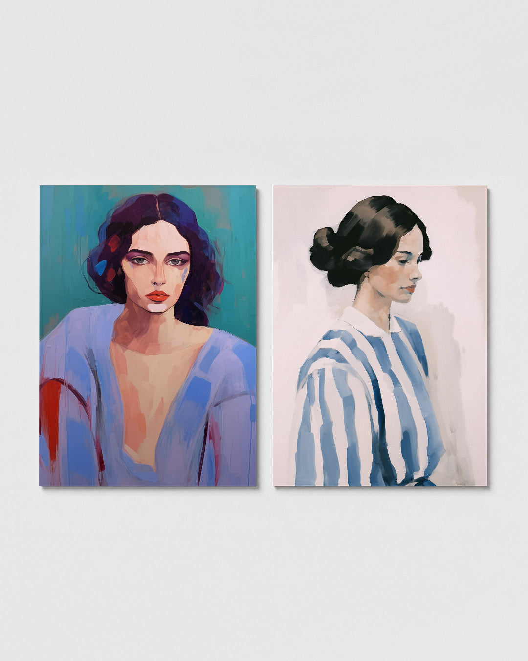 Portret in kleurvlakken Posterset