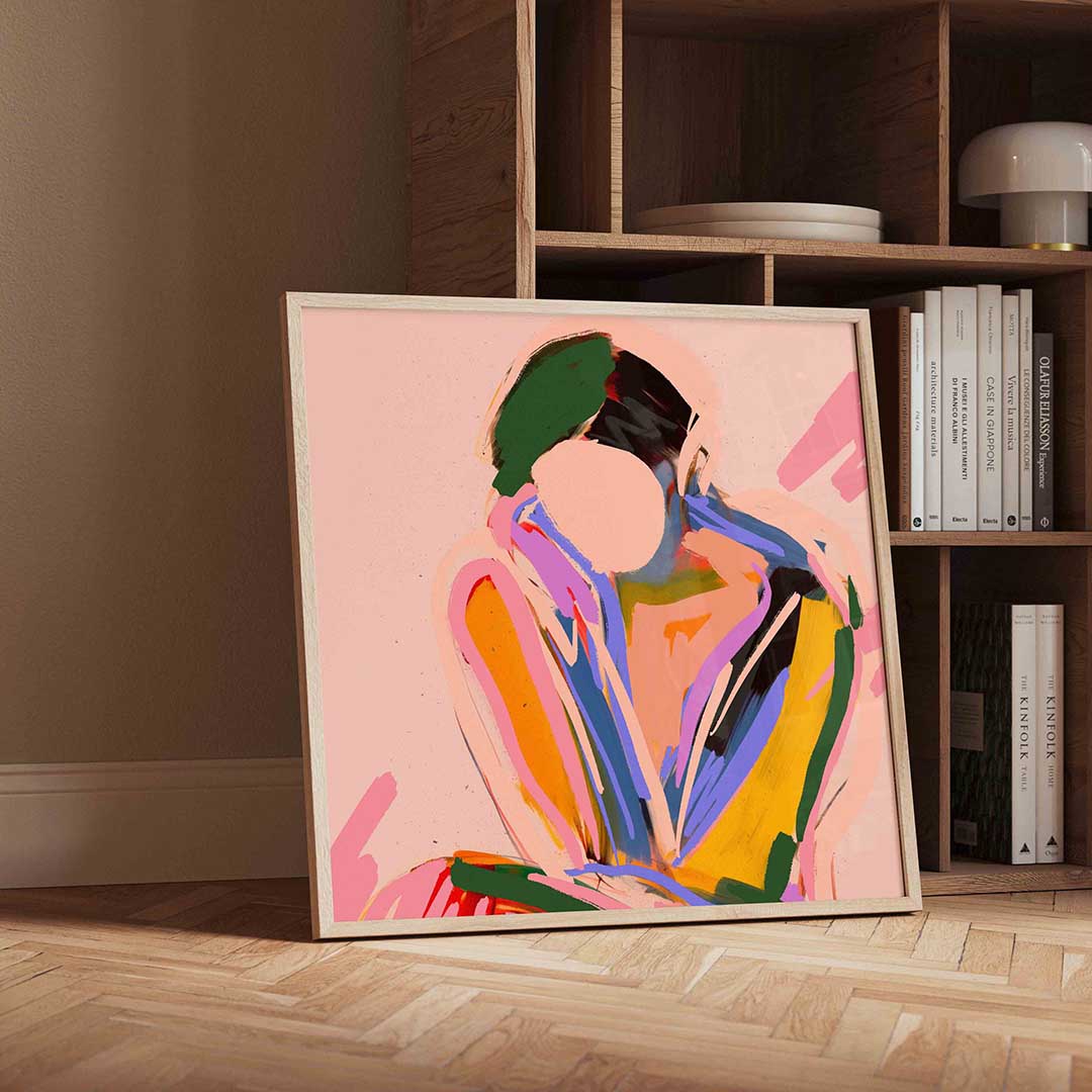 Abstracte figuur Poster