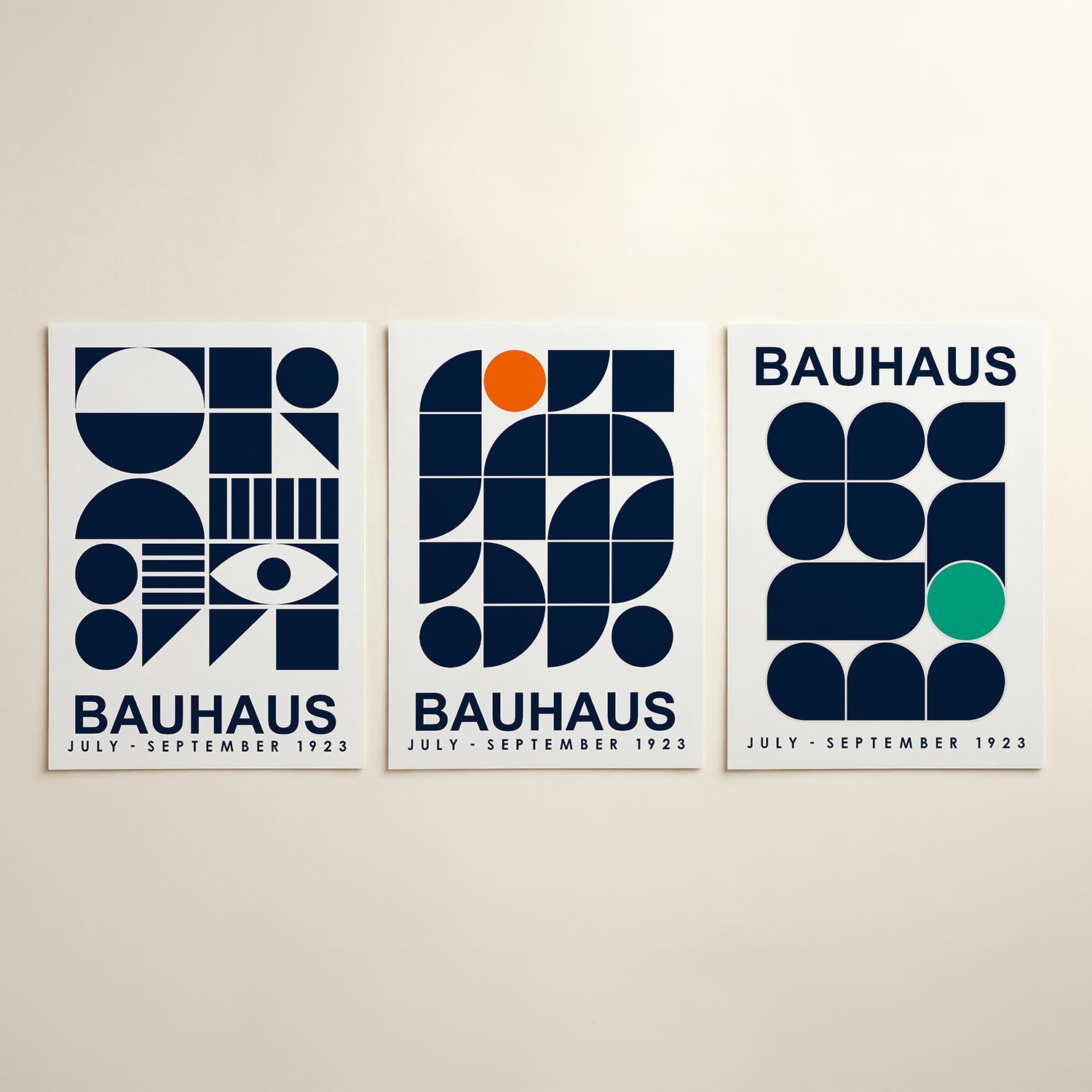 Vormen en vlakken Posterset