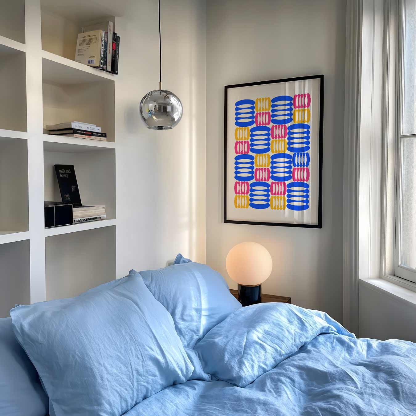 Kleurrijke Patronenpracht Poster-WallArtistic