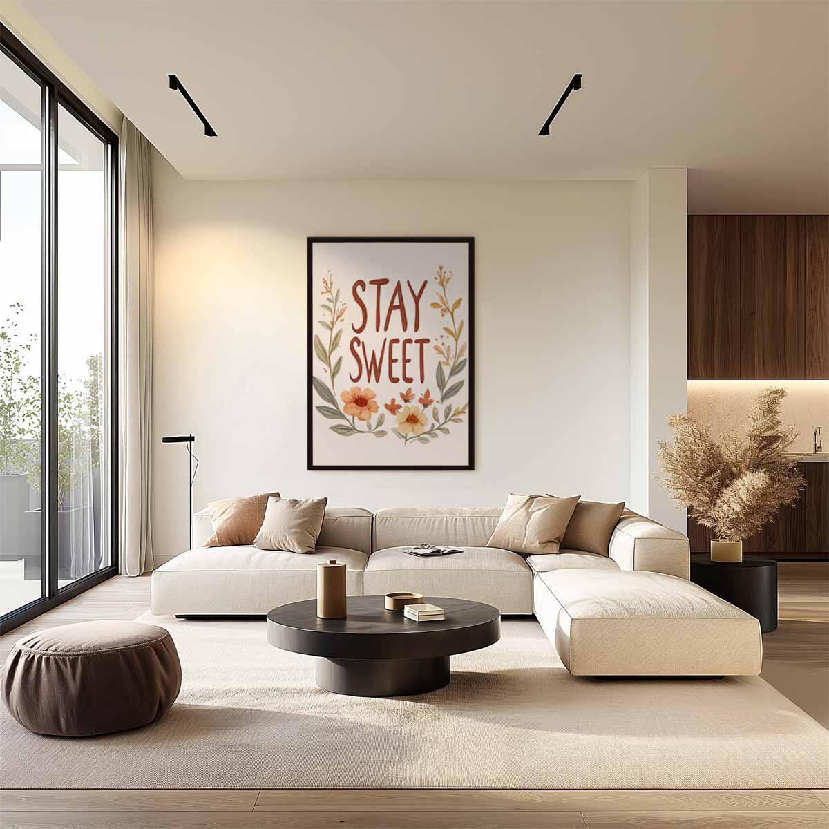 Stay Sweet Bloemenkunst Kunstwerk-canvas-dibond-plexiglas-wanddecoratie-WallArtistic