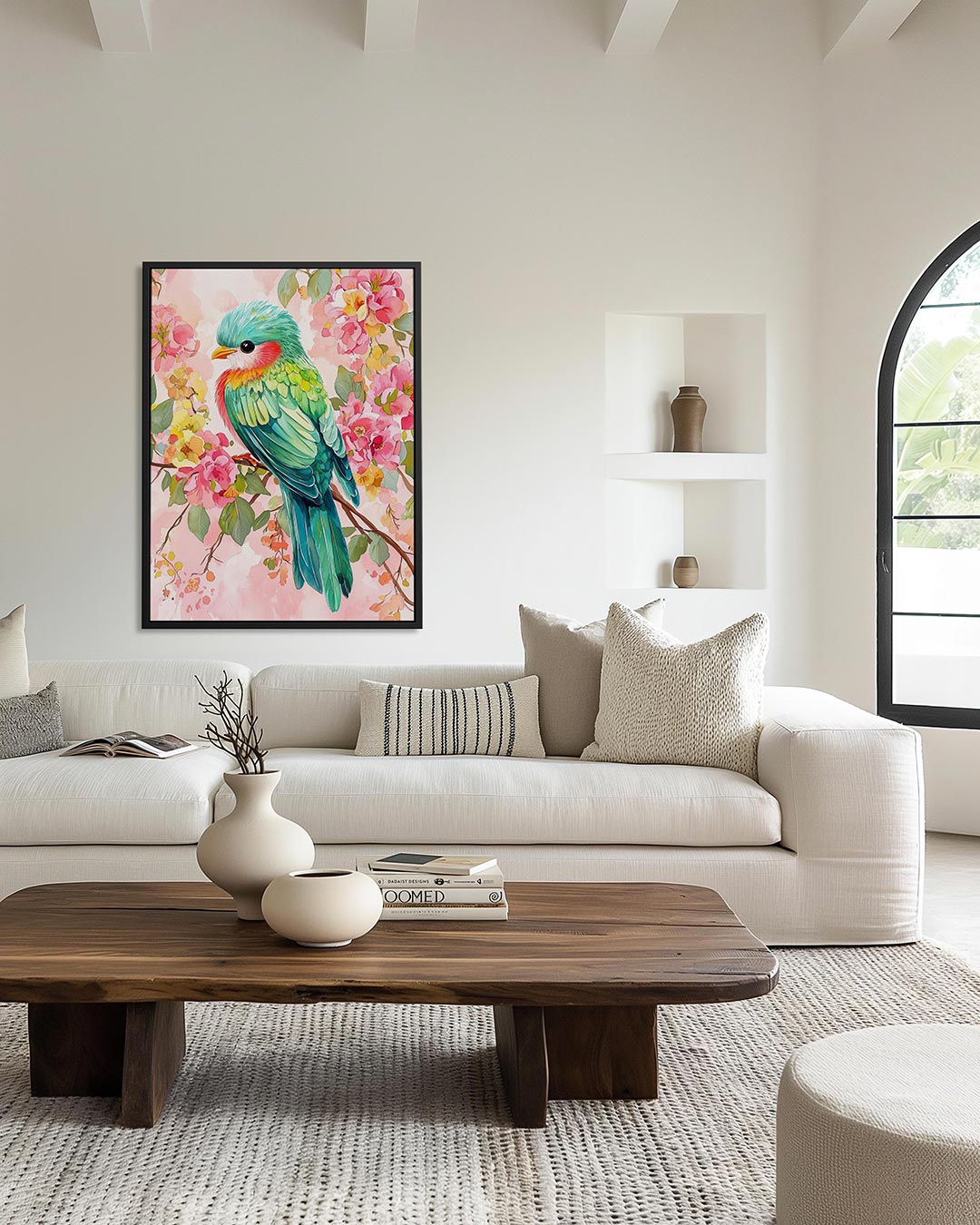 Vrolijke vogel Kunstwerk