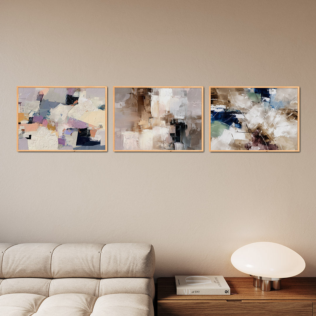 Vorm en kleurenspel Posterset