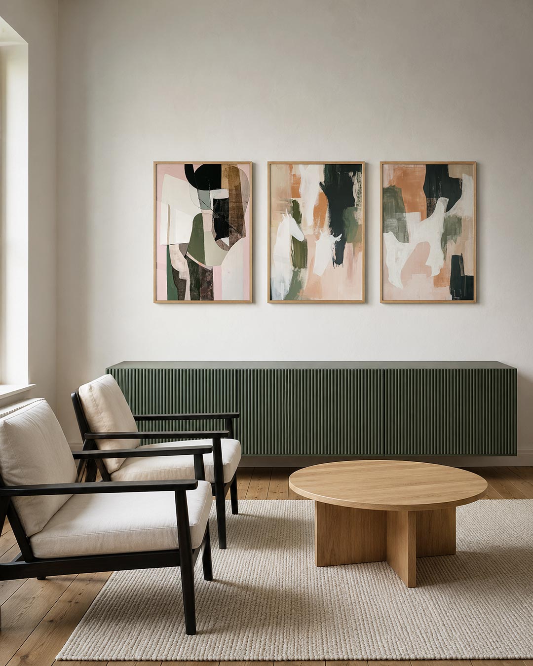 Vorm en kleurenspel Posterset