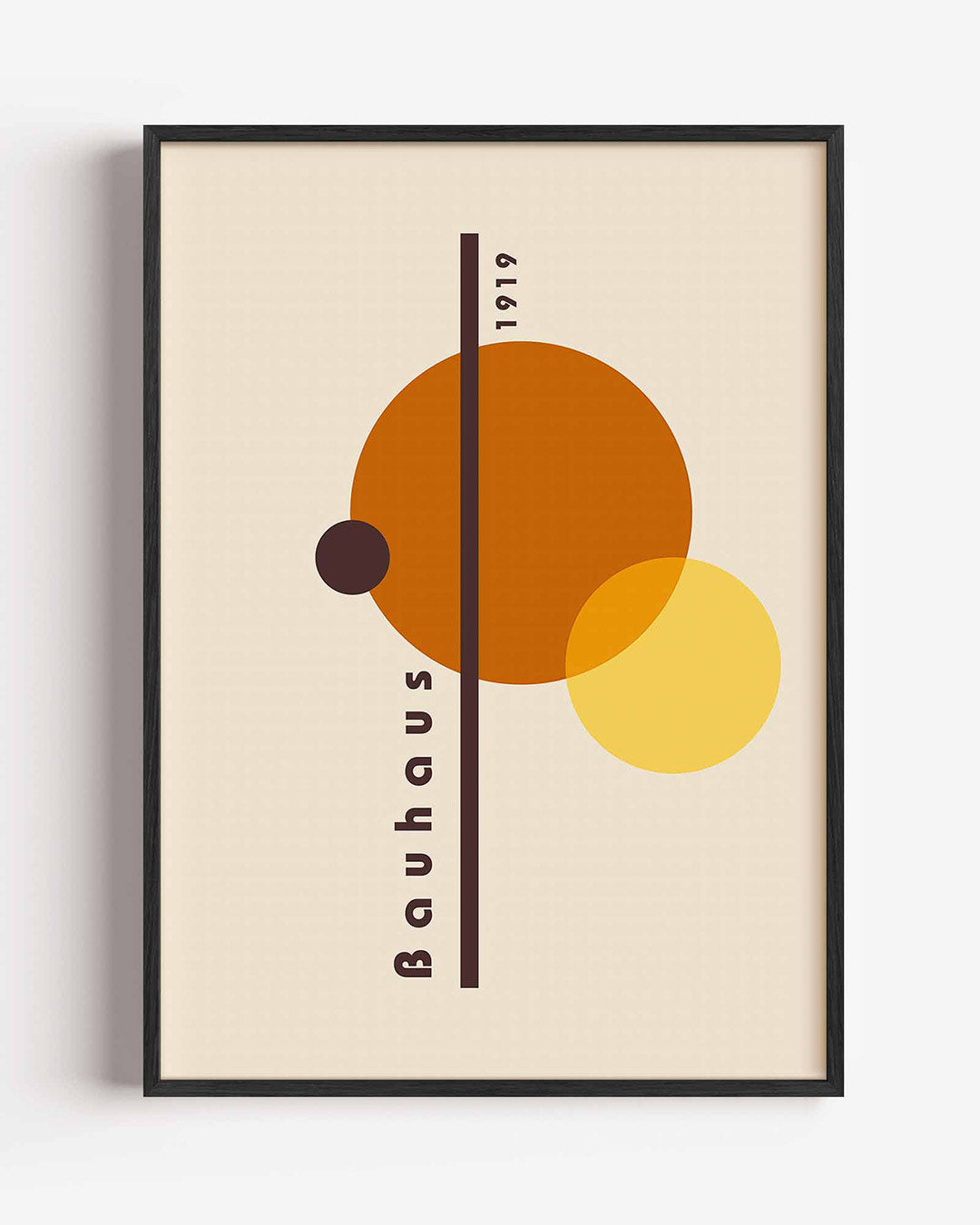Cirkel en lijnenspel Poster