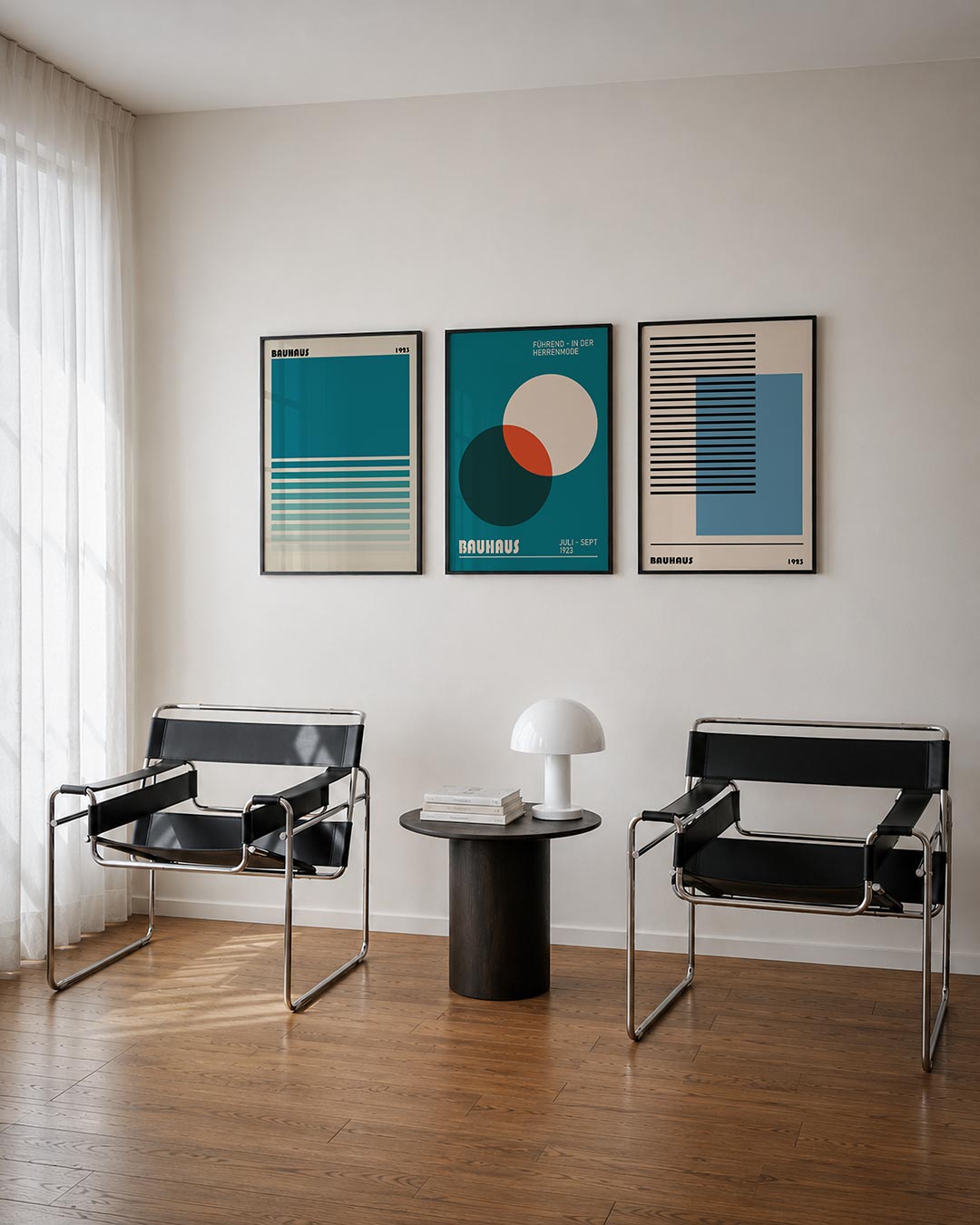 Kleurvlakken en lijnen Posterset