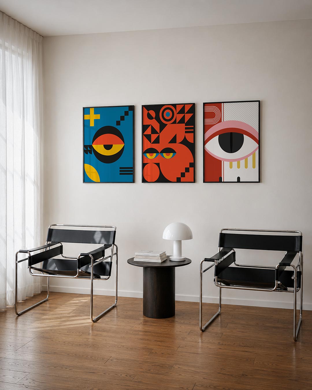 Vorm en kleurenspel Posterset
