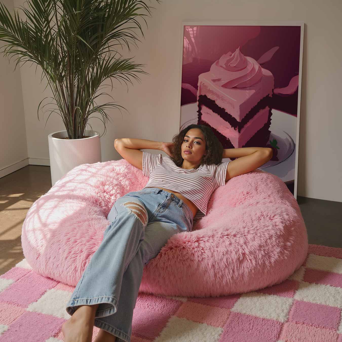 Roze Dessert Verlangen Poster-WallArtistic