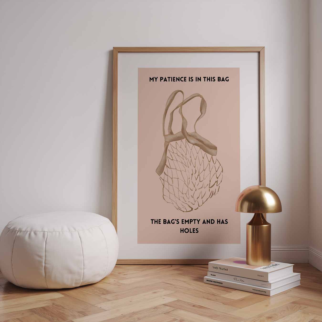 Grappige Quote Poster-WallArtistic
